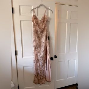 Lulus blush pink prom dress- size small
